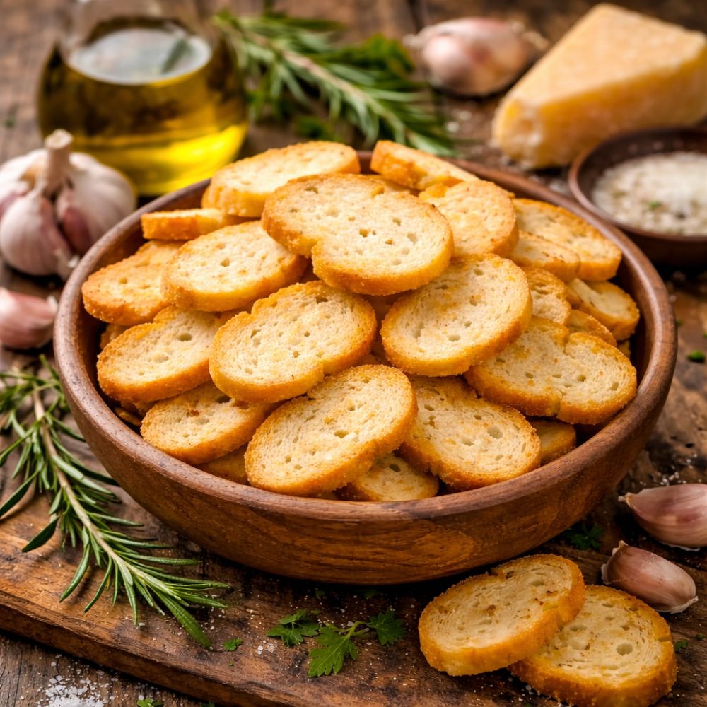 Garlic Bagel Chips – Bulk