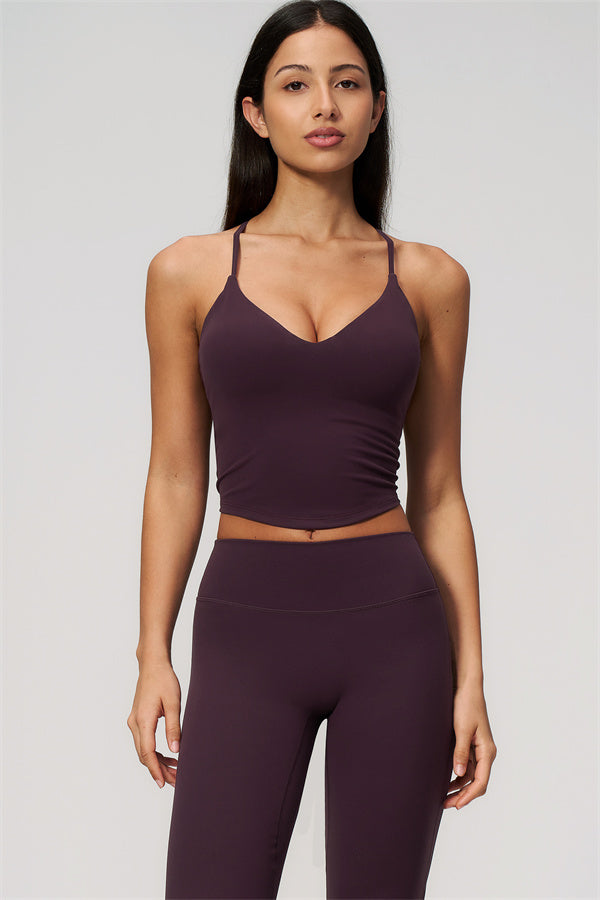 The Zura Tank Top Flared Leggings 2-Piece Set