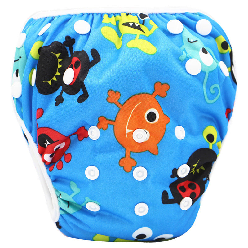 Fashionable Children's Cartoon Swim Trunks