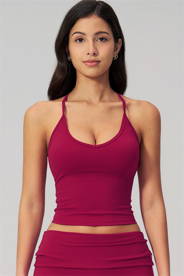 The Daring Tank Top Straight Leg Pants 2-Piece Set