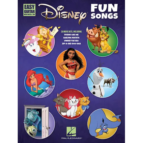 Disney Fun Songs for Easy Guitar - Paperback