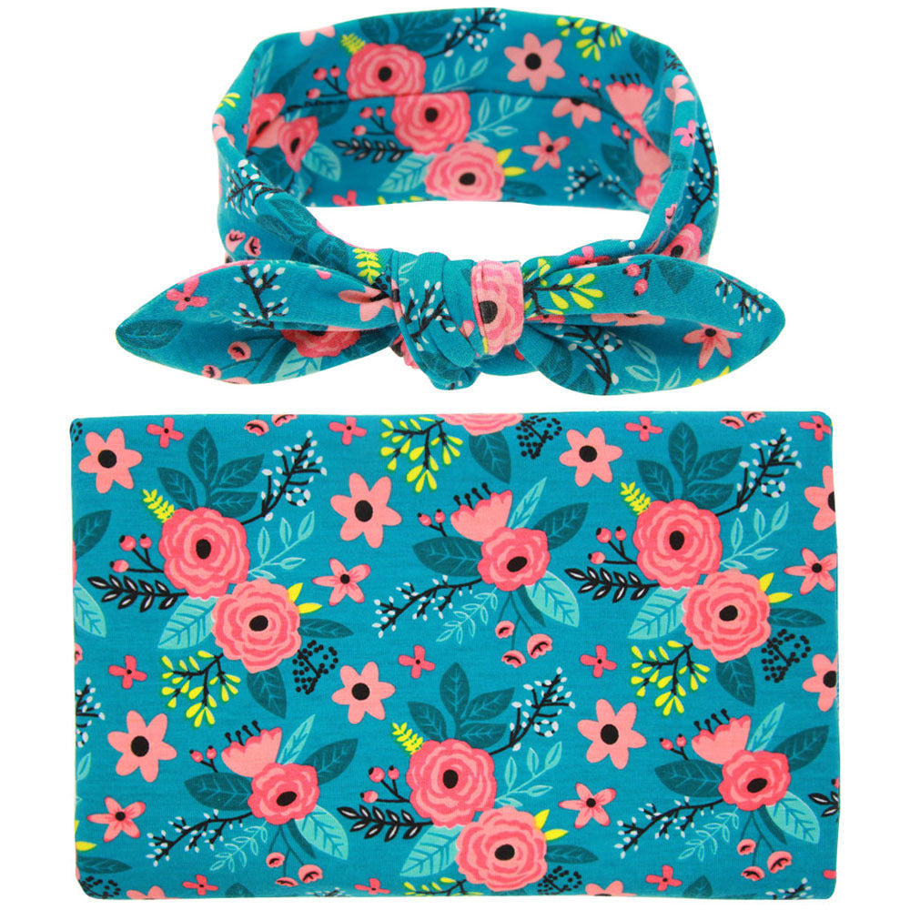 Childrens Rabbit-ear Wrap Cloth Set