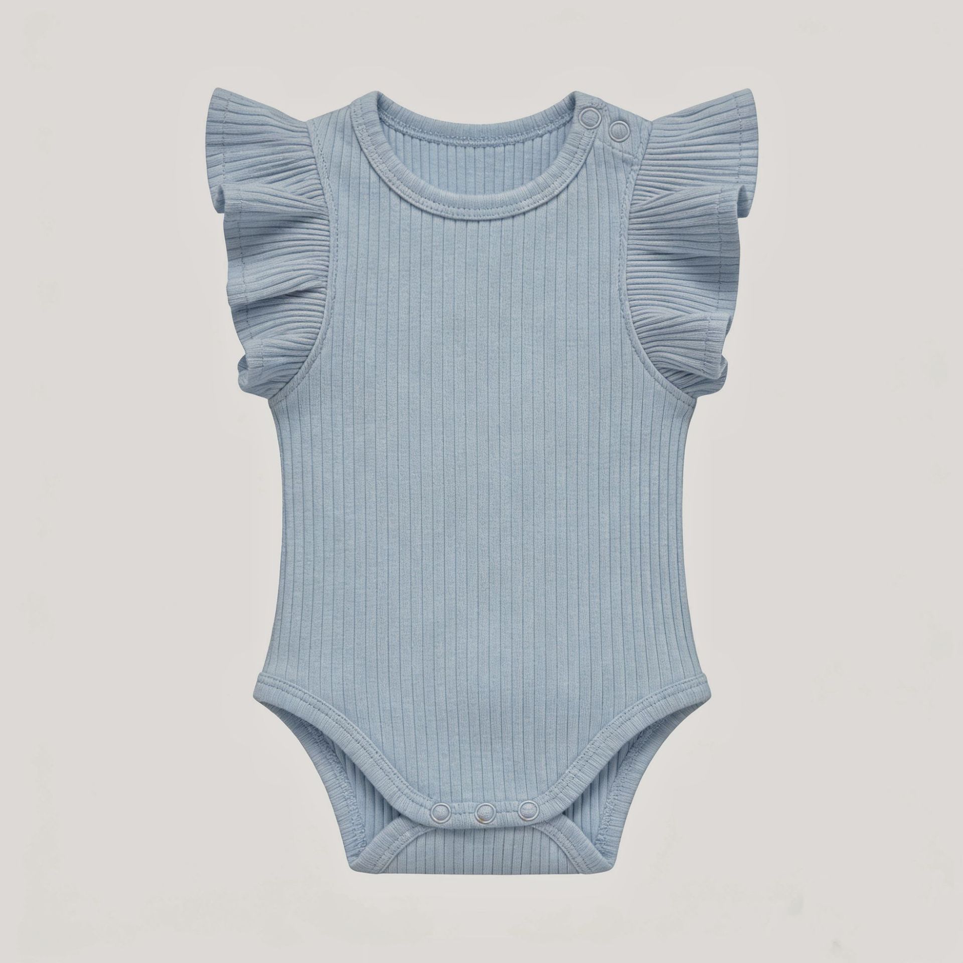 Baby Romper Knitted Ribbed Infant Onesie
