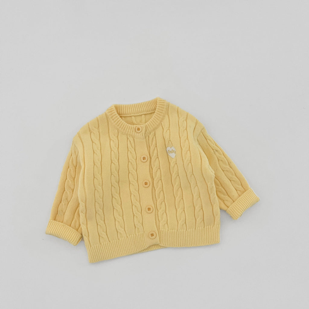 Twist-knit Cardigan Autumn Kids Clothing Outerwear