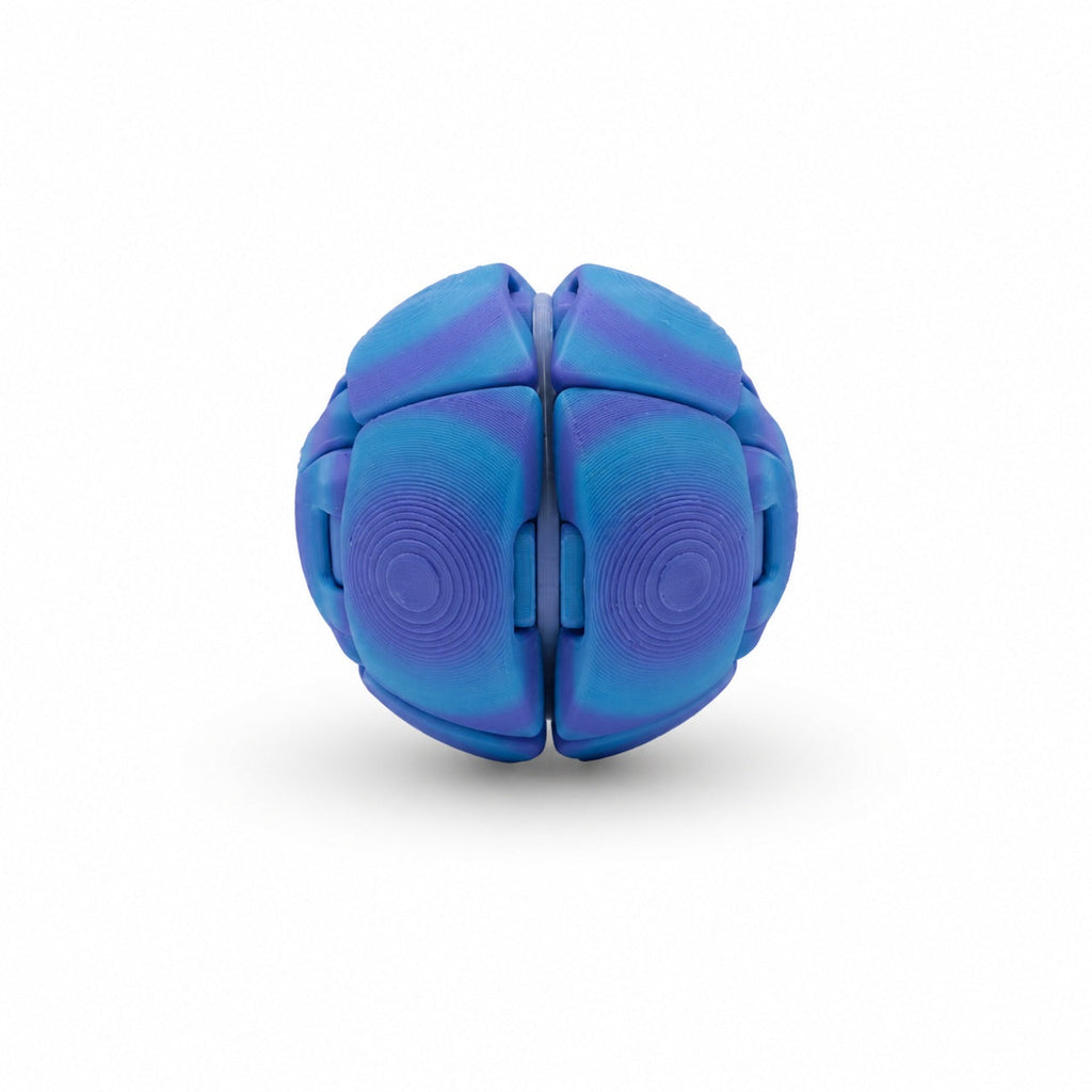 4 Pack Large Fidget Sphere Balls, 6cm 3D Printed Articulated Squeeze Balls, Colorful Tactile Handheld Fidget Set For Office Desk Travel
