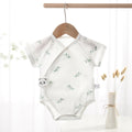 Pure Cotton Newborn One-piece Baby Clothes, Short Sleeves