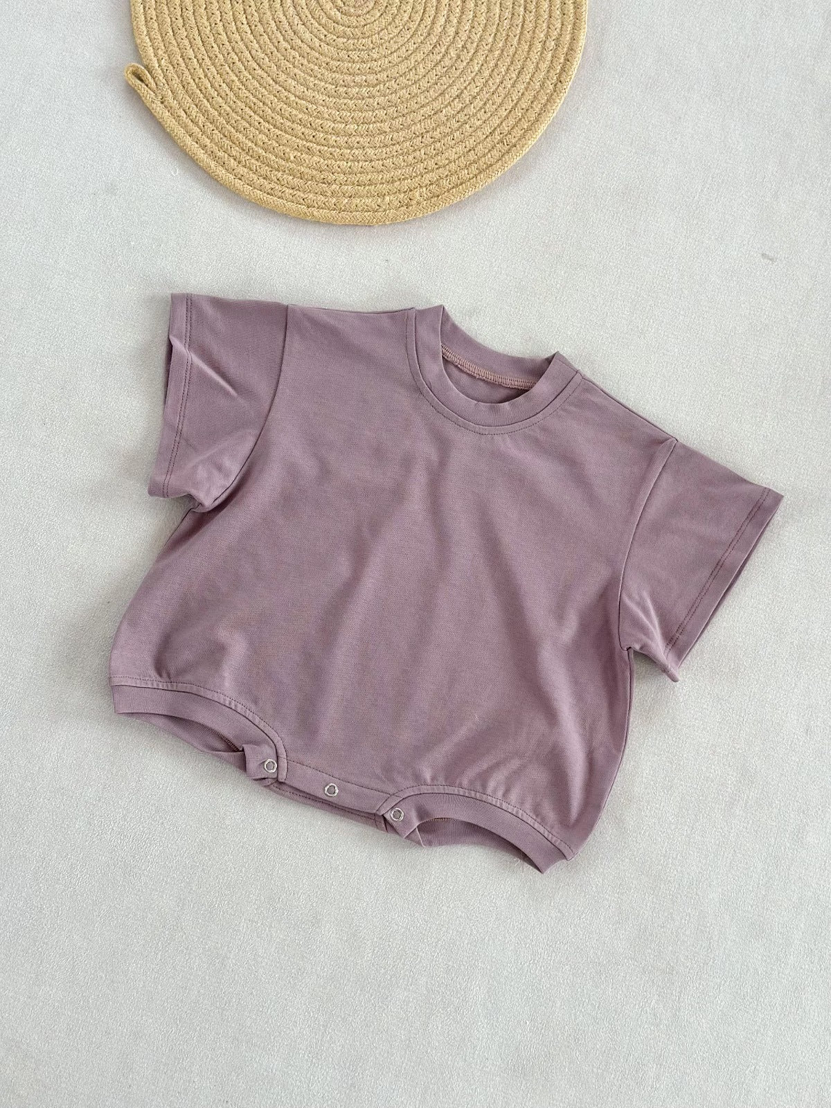 Cotton Loose-fitting Baby Onesie