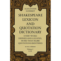 Shakespeare Lexicon and Quotation Dictionary, Vol. 1: Volume 1 - Paperback