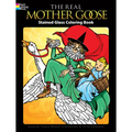 The Real Mother Goose Stained Glass Coloring Book - Paperback