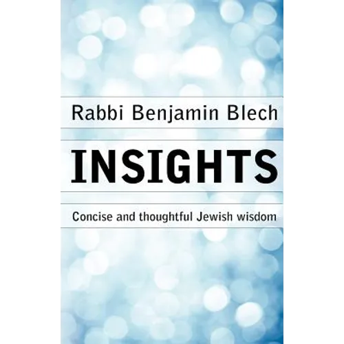 Insights: Concise and thoughtful Jewish wisdom - Paperback