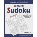 Samurai Sudoku: 500 Medium Sudoku Puzzles Overlapping into 100 Samurai Style - Paperback