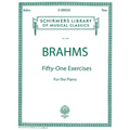 51 Exercises: Brahms - 51 Exercises Schirmer Library of Classics Volume 1600 Piano Solo - Paperback