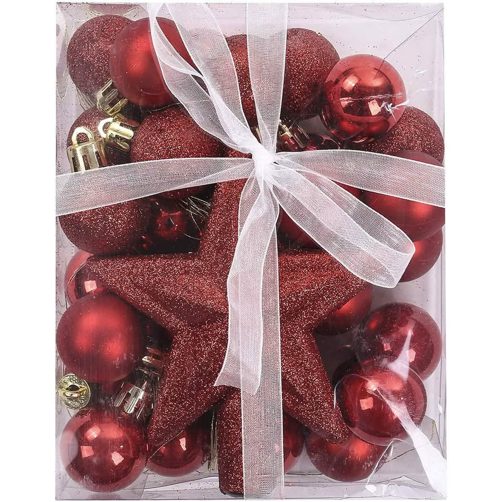 30-Piece: Christmas Balls Ornaments for Xmas Tree