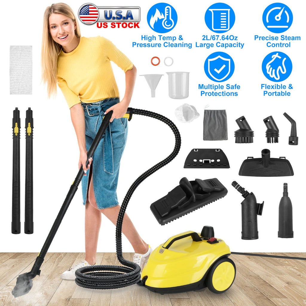 Steam Cleaning Machine with Wheels – All-Surface Deep Clean