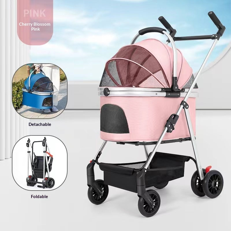 Multi-Functional Pet Stroller For Medium To Large DogsPerfect For Outdoor Adventures