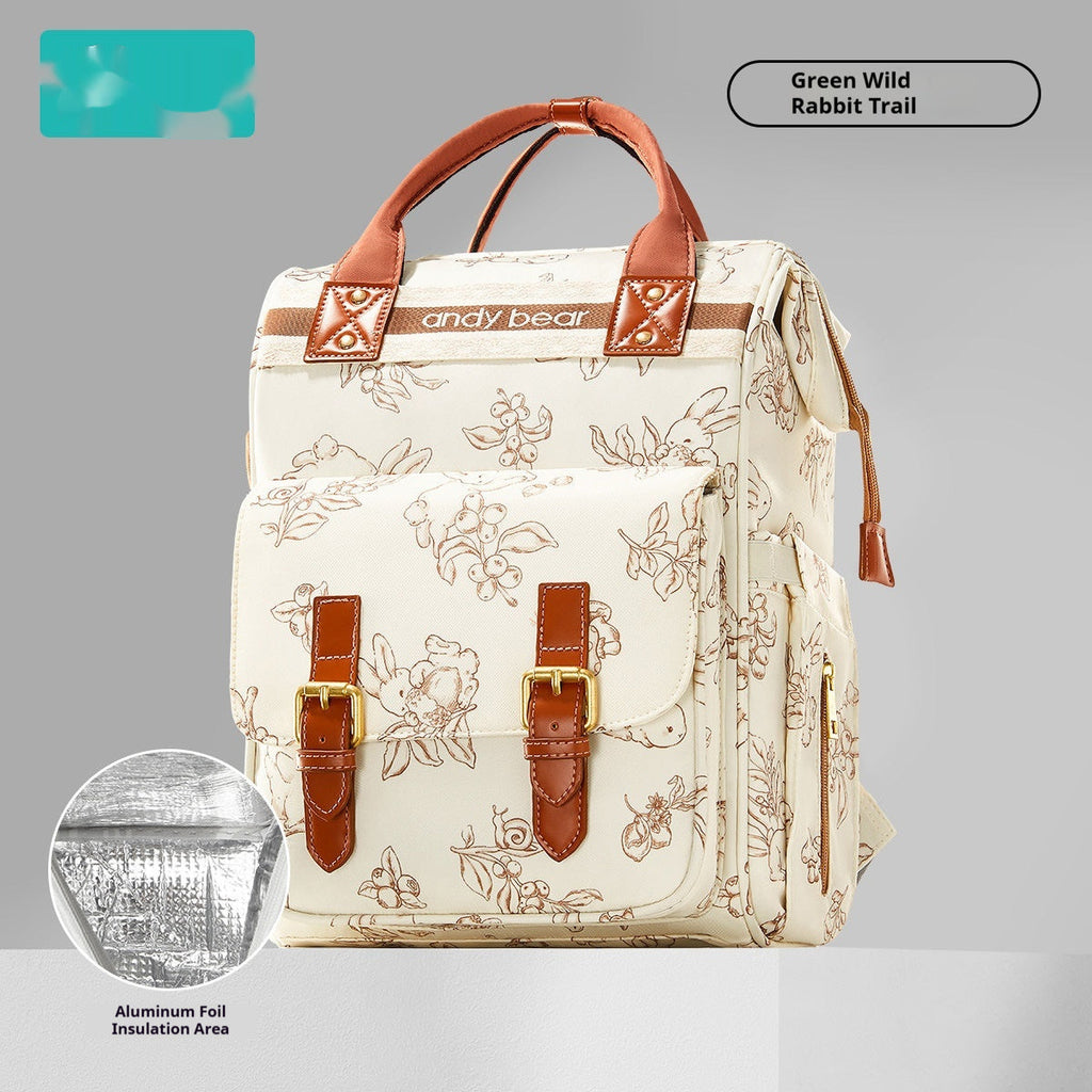 Outdoor Large-Capacity Multi-Functional Mommy Bag Maternity Backpack