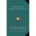 Homeopathic Materia Medica V1 - Hardcover