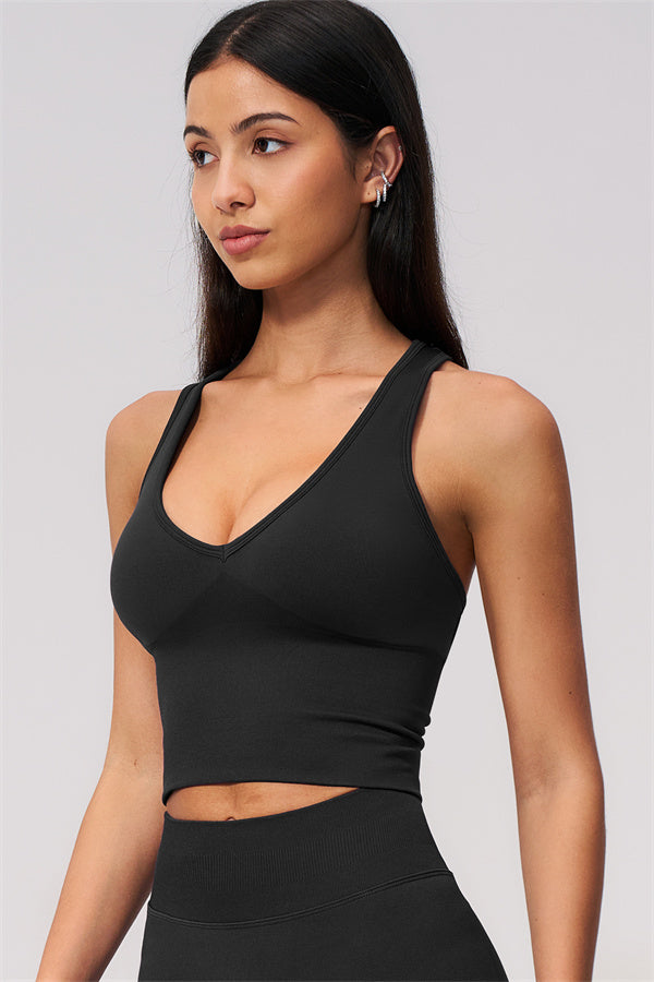 The Allure Crop Top Capri Leggings 2-Piece Set