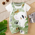 Cute And Super-adorable Animal-themed Short-sleeve Baby Romper For Summer