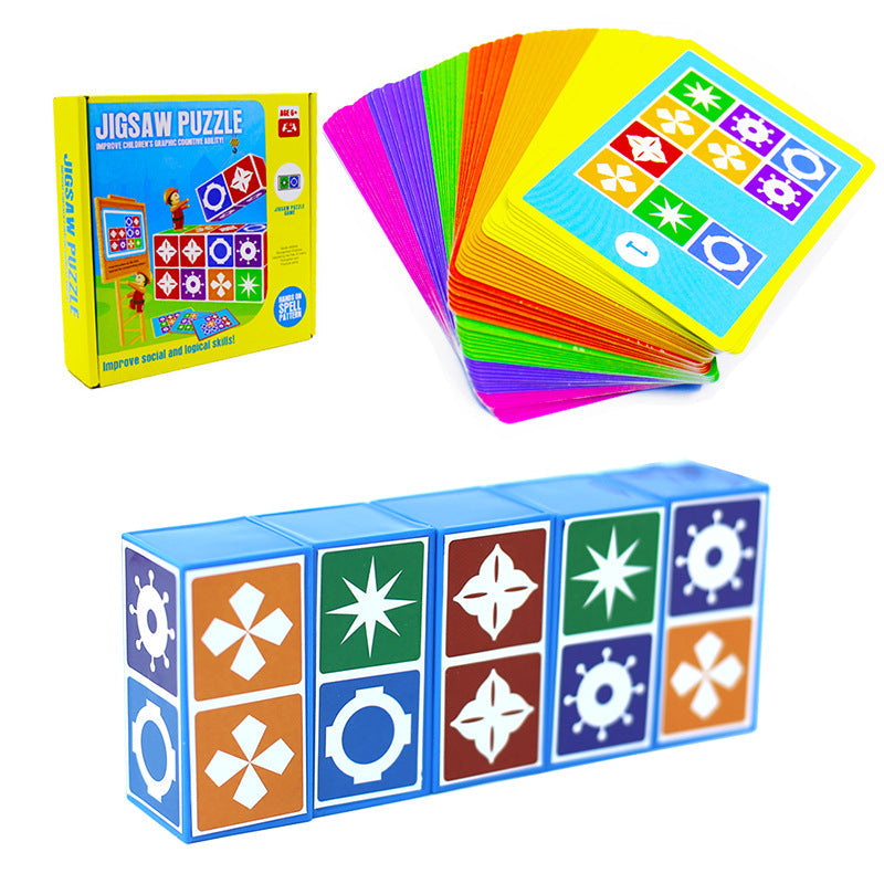 Childrens Puzzle Game Early-learning Shape-sorting Board