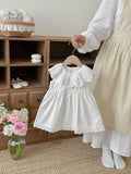 Childrens Summer Clothing Lace-trimmed Princess Dress