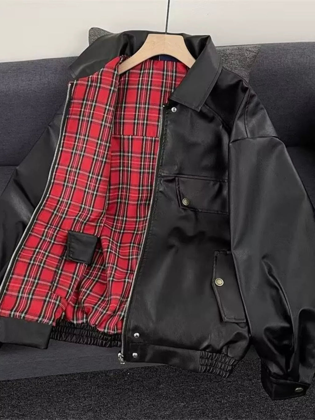Men's Reversible Zip Up Jacket