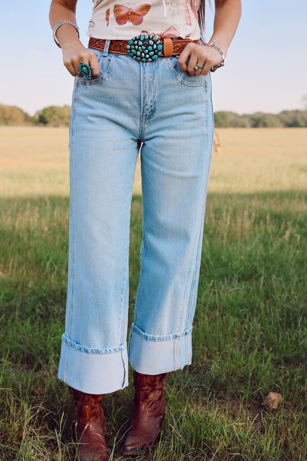 The Fiona Jeans in Light Wash