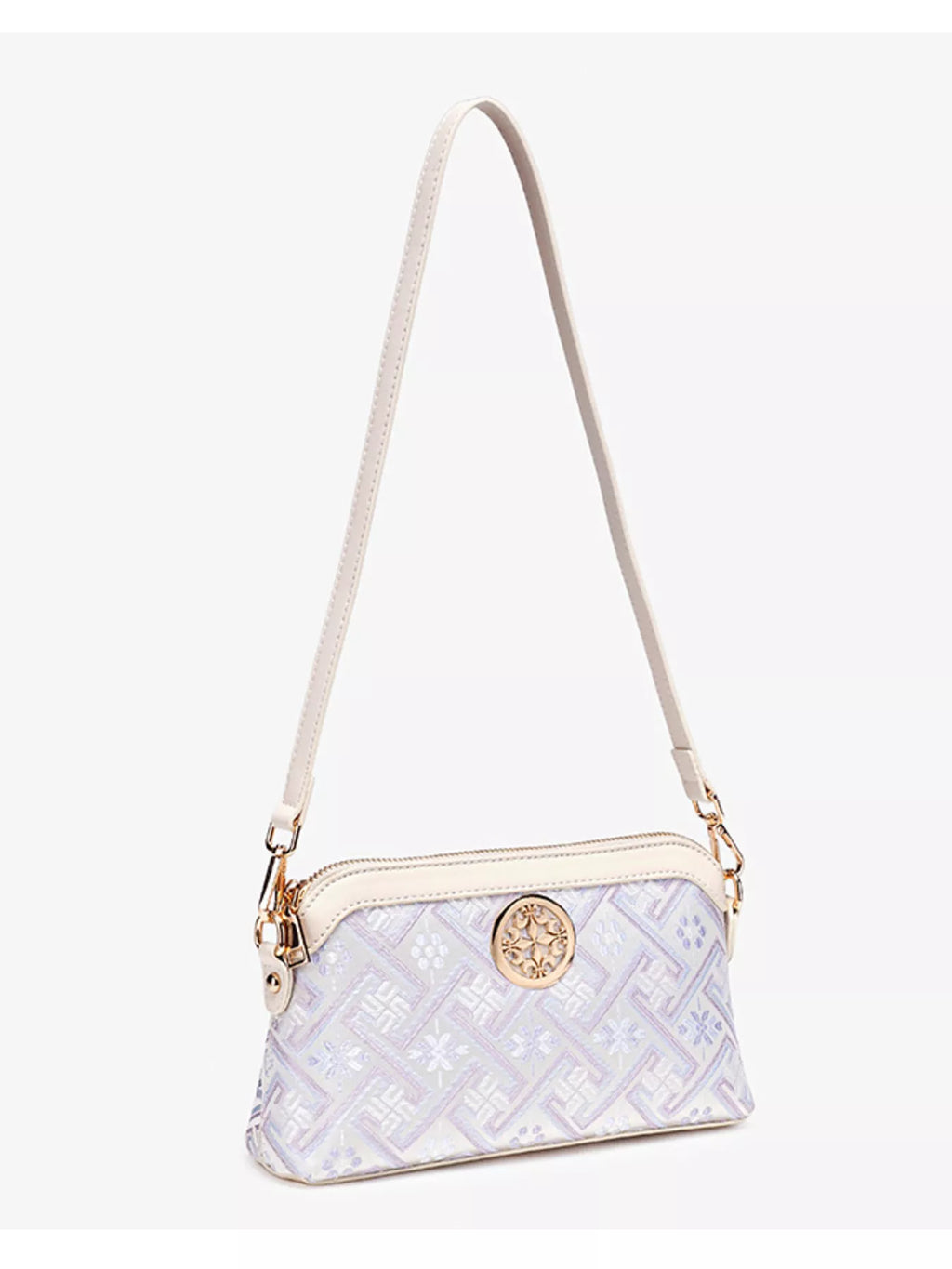 Geometric Pattern Crossbody Bag