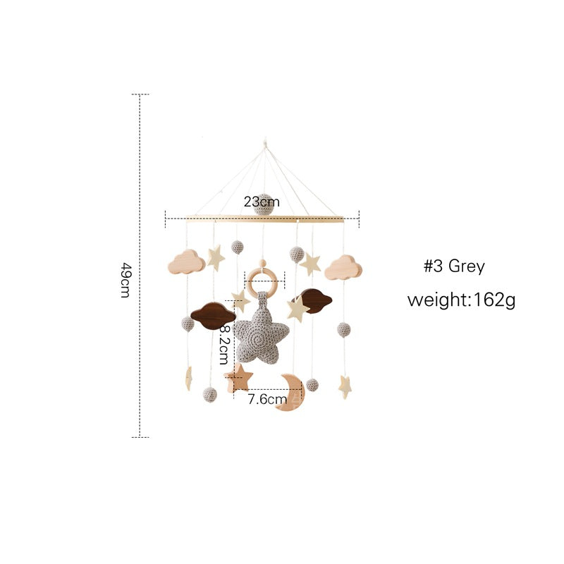 Crib Rattle Three-month-old Newborn Stroller Crib Headboard Rattle