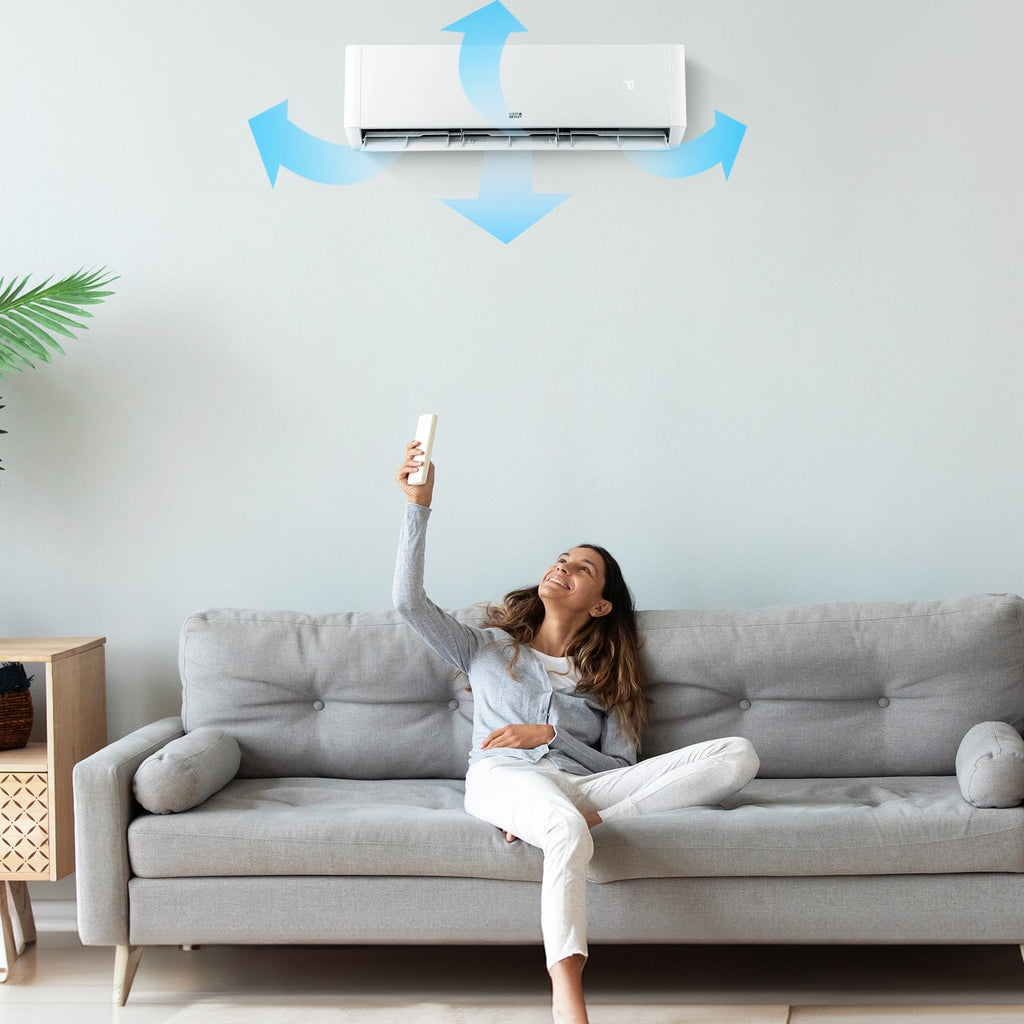 36000 BTU 3 Zone 21.5 SEER2 Mini Split AC with Heat Pump