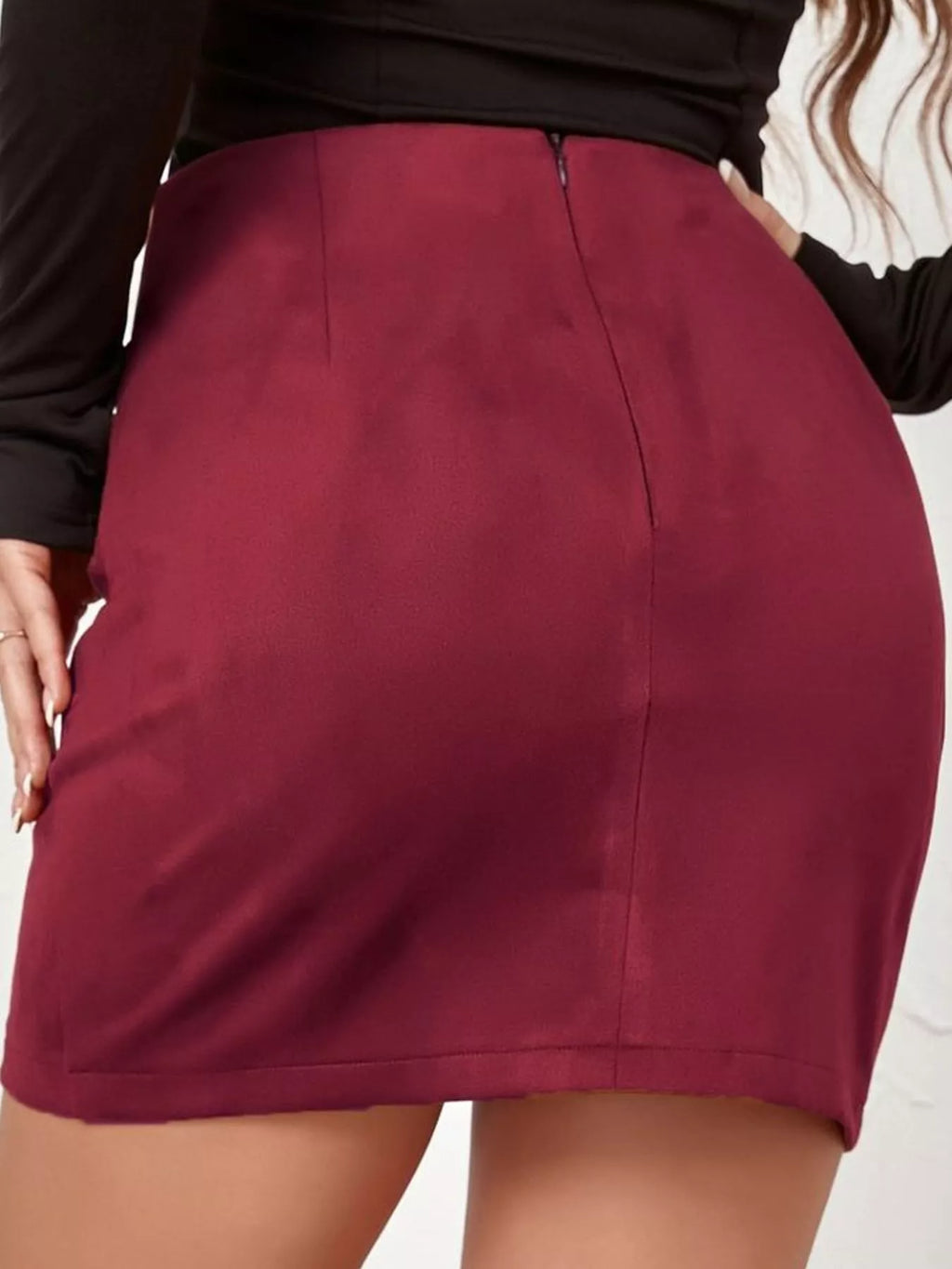 Ruched Mini Skirt