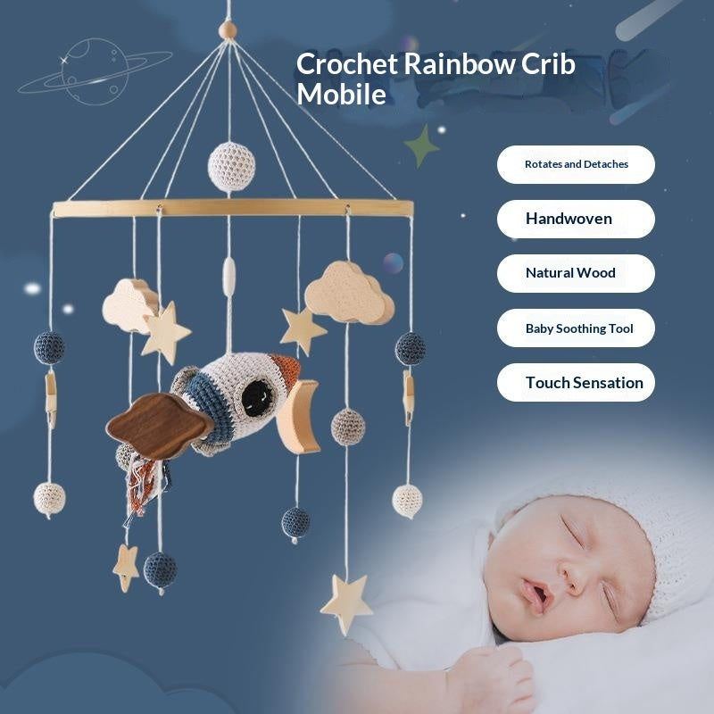Crib Rattle Three-month-old Newborn Stroller Crib Headboard Rattle