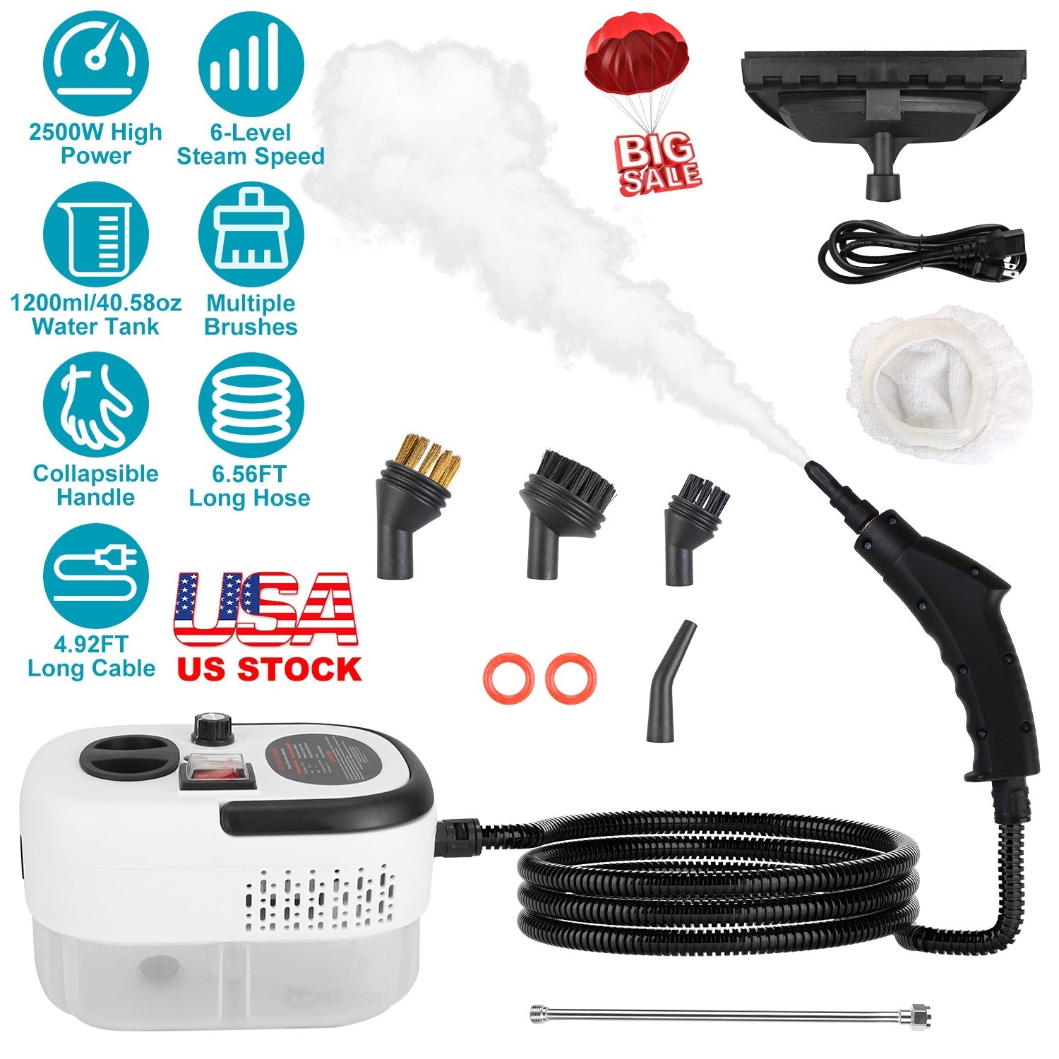 Handheld Steamer Cleaner for Home Cleaning
