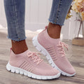 Breathable Mesh Lace-Up Athletic