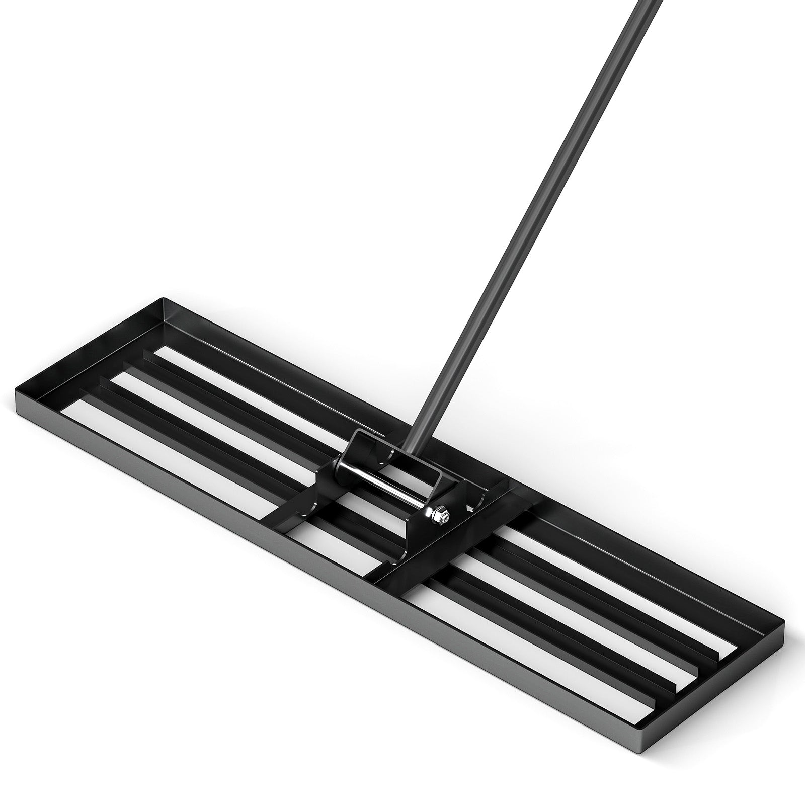 36 x 10 Inch Lawn Leveling Rake with Ergonomic Handle