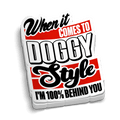 Behind You - Hard Hat Decal