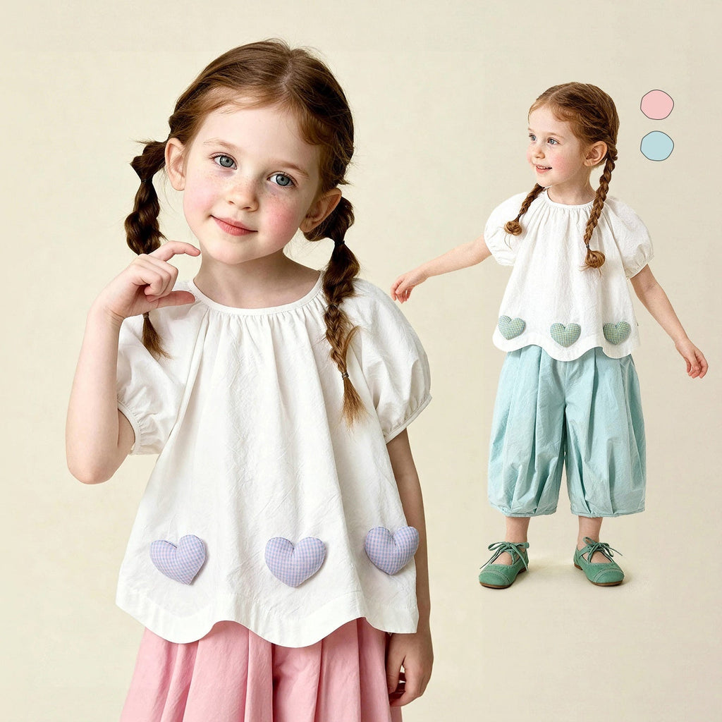 Girls Two-piece Set Top And Pants