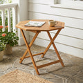 Octagonal Folding Patio Dining Table - Acacia Wood