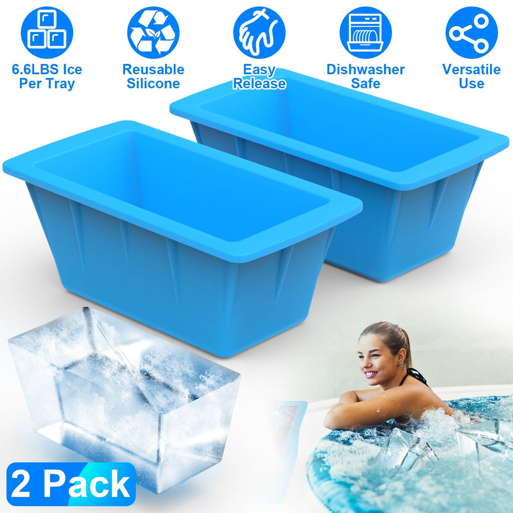 Silicone Freezer Molds for Large Ice Cubes and DIY Decor