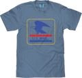 Tee Luv x Comfort Colors USPS U.S. Mail Eagle T-Shirt - Blue Jean