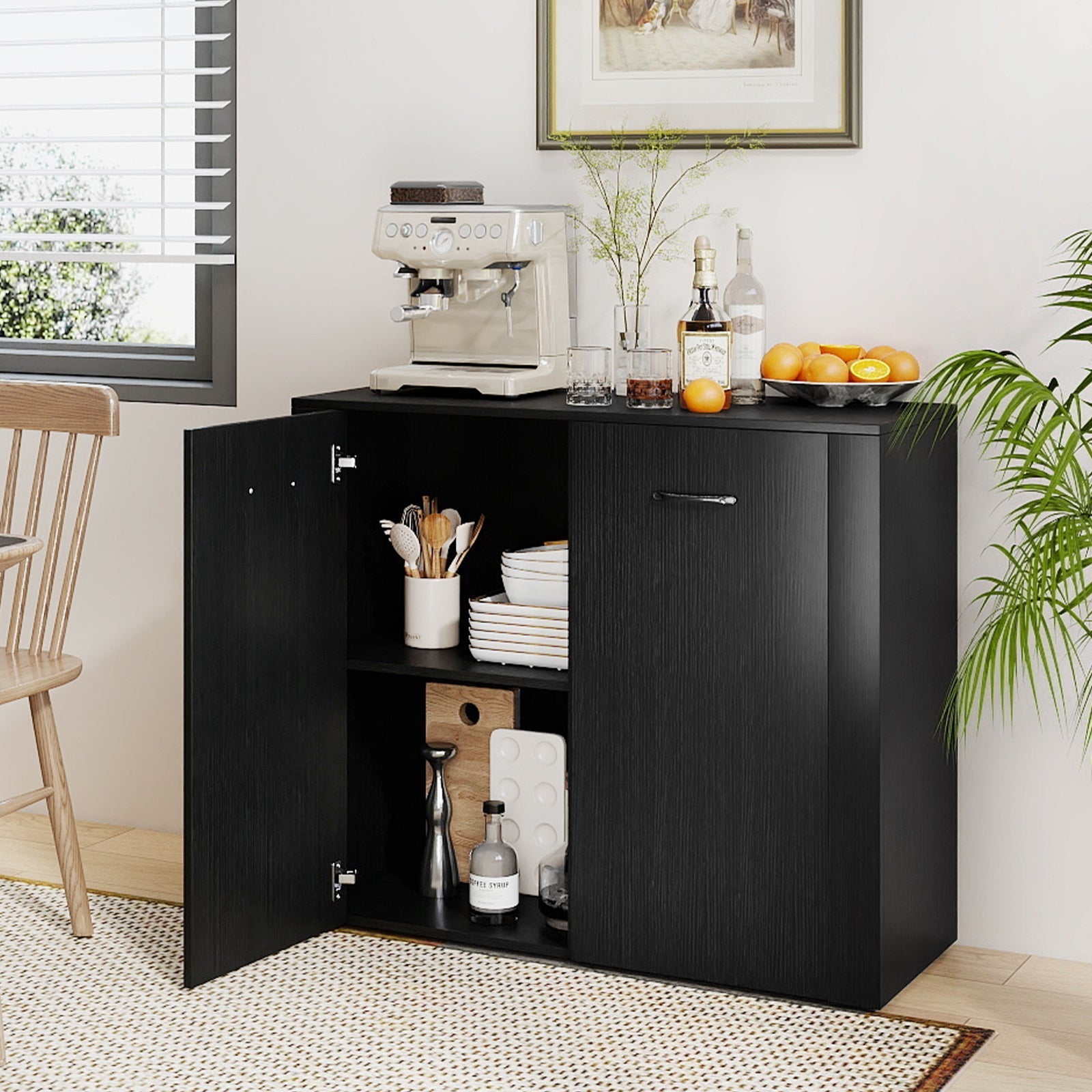 38" Buffet Modern Sideboard Cabinet with Storage