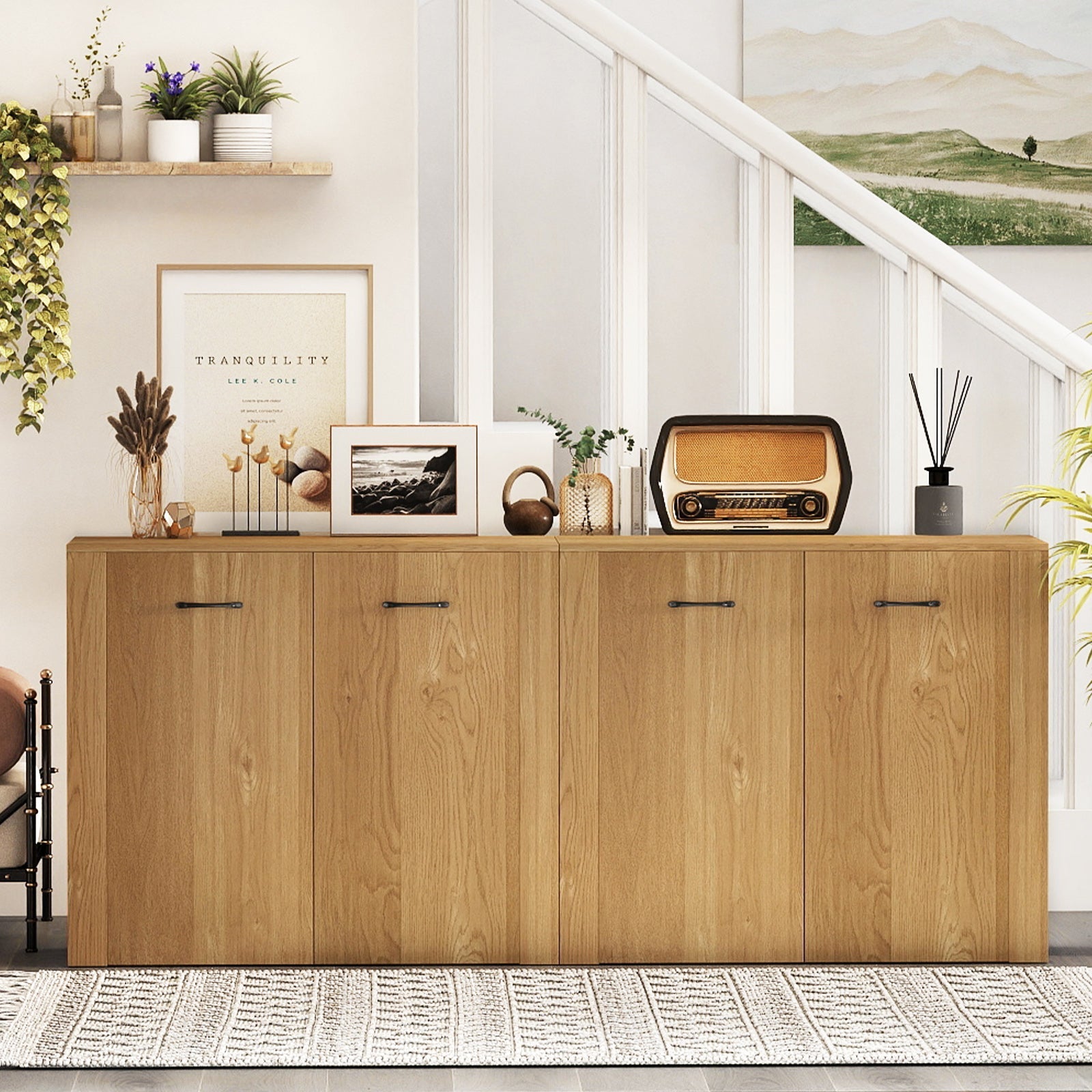 38" Buffet Modern Sideboard Cabinet with Storage