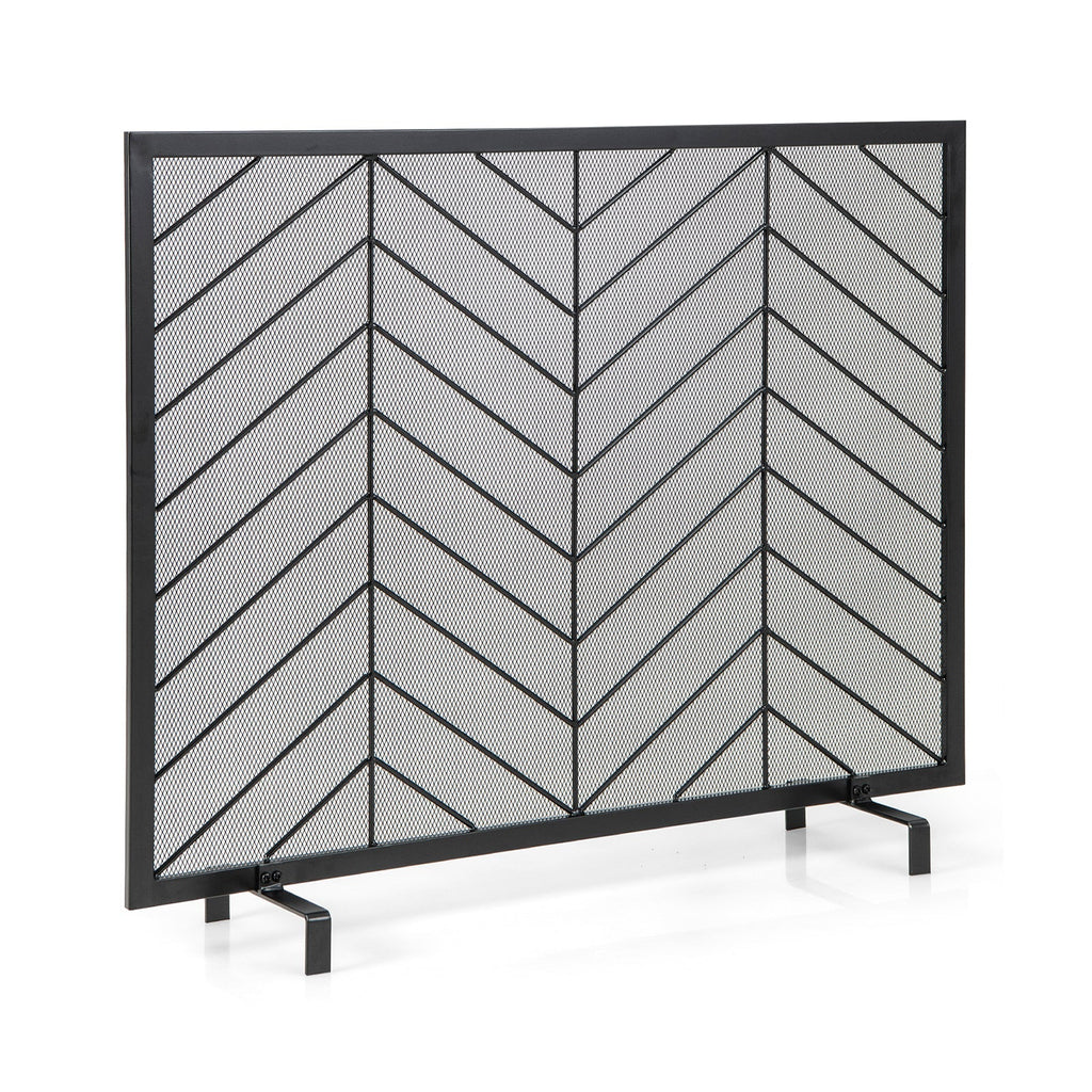 38 x 31 Inch Single Panel Fireplace Screen
