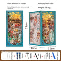 Dongpo Zhiyi Diy Wooden 3d Stereo Hand-assembled Book Stand Model Building Toy