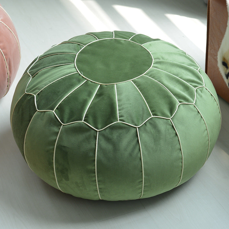 Candy Color Velvet Cute Puff Beanie Sofa