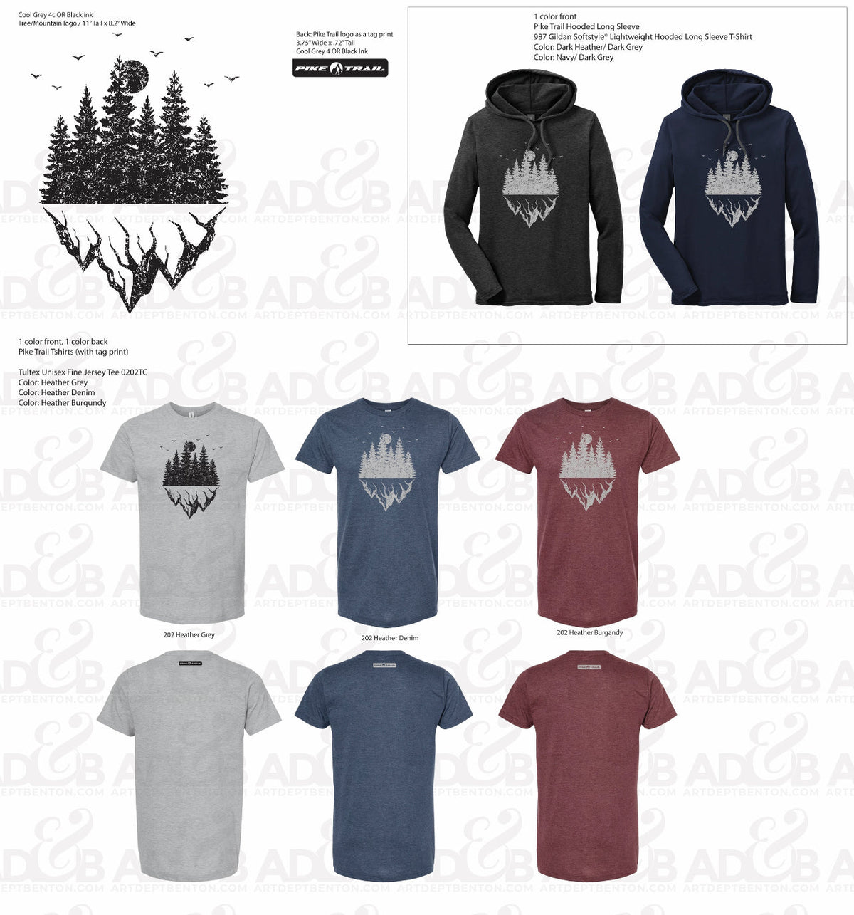 Pike Trail Comfy Tee's & Easy Going Hoodies