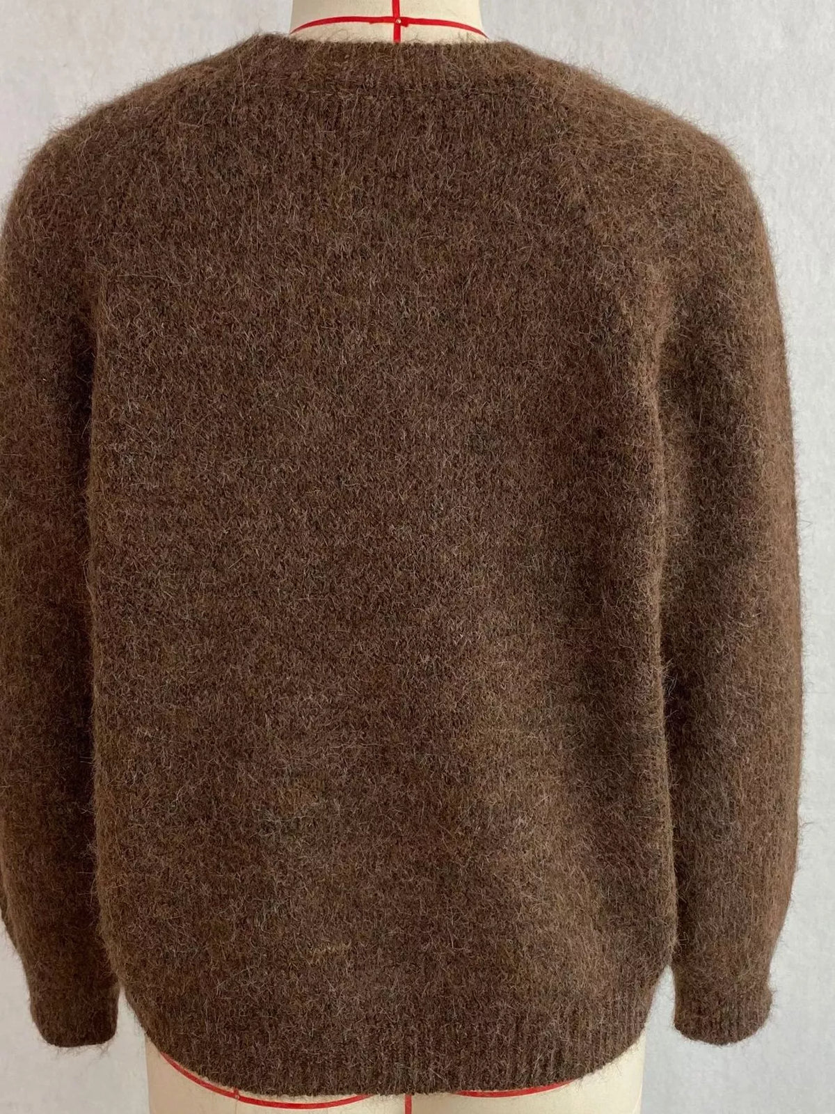 Argyle Pattern Raglan Sleeve Sweater