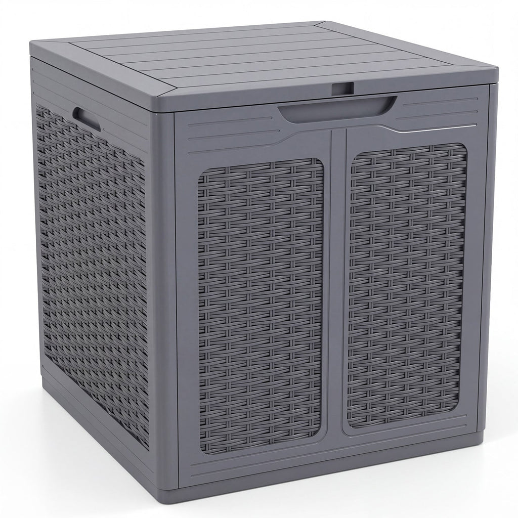 39 Gallon Deck Box with Lockable Lid - Weatherproof Storage