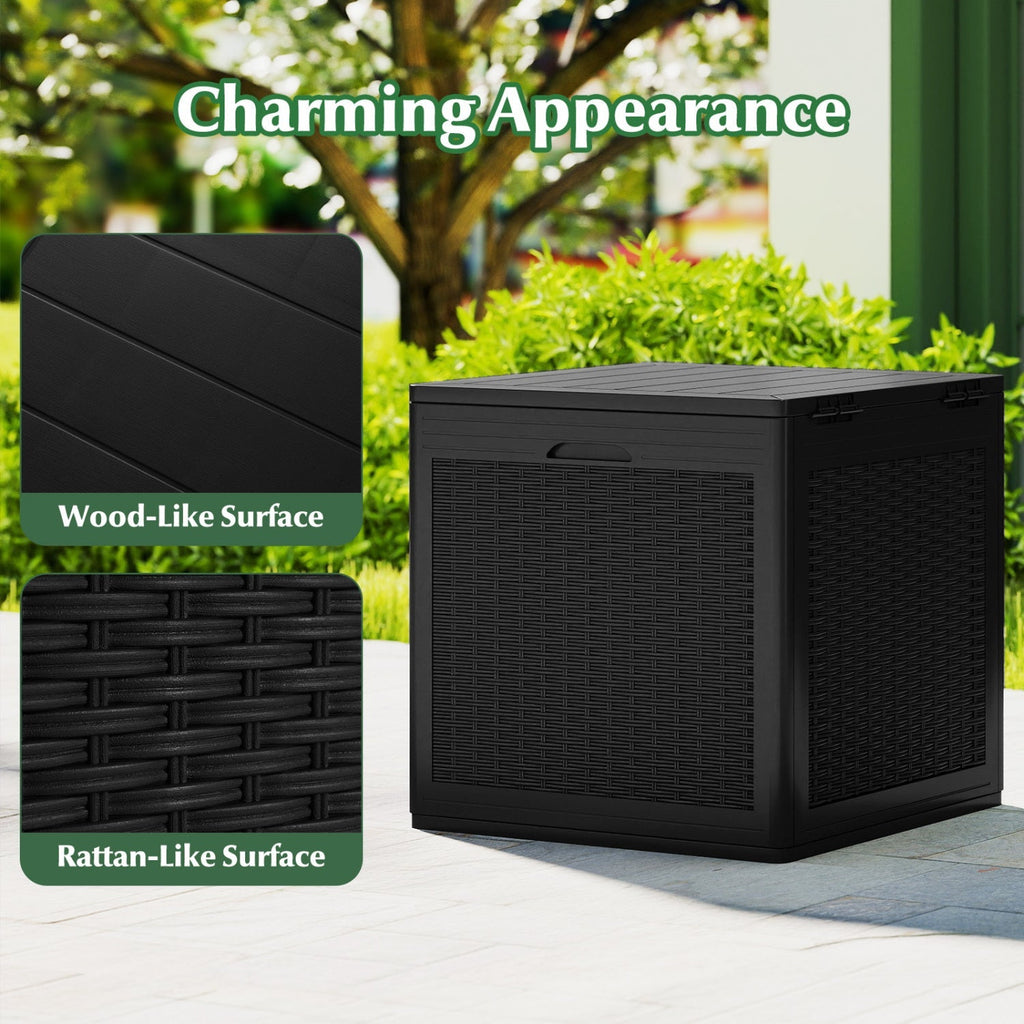 39 Gallon Deck Box with Lockable Lid - Weatherproof Storage