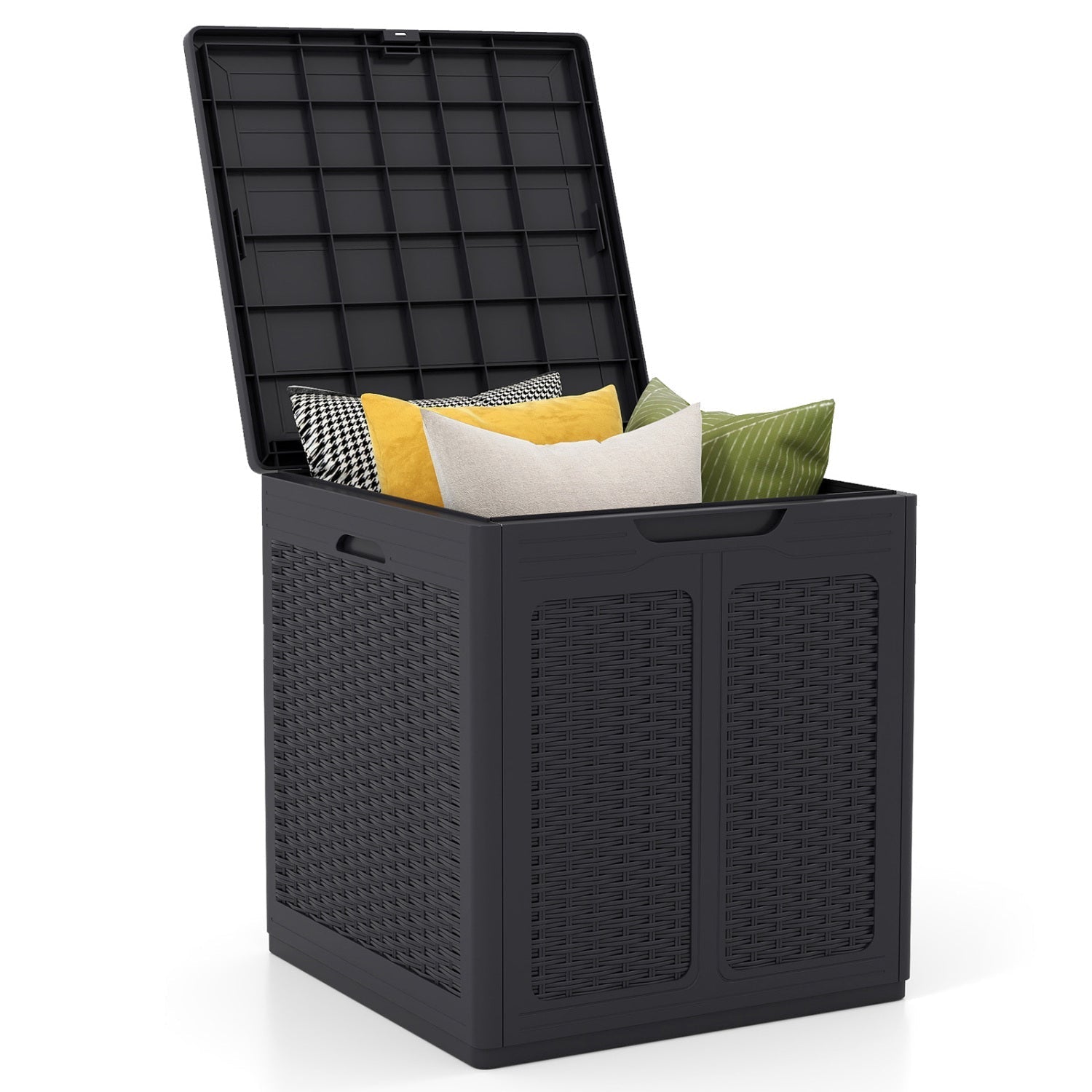 39 Gallon Deck Box with Lockable Lid - Weatherproof Storage
